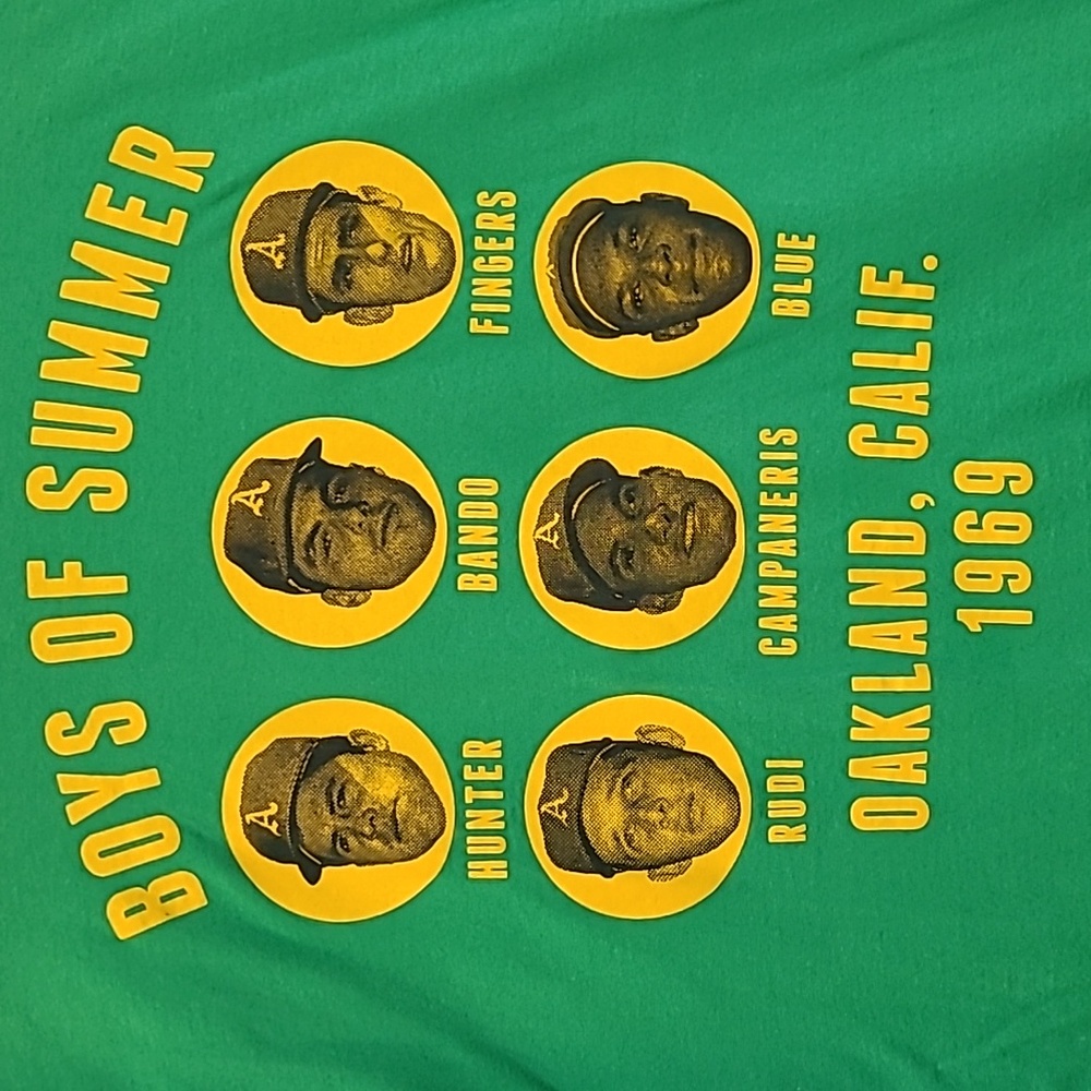 Oakland Athletics "Boys of Summer 1969" T-shirt XL